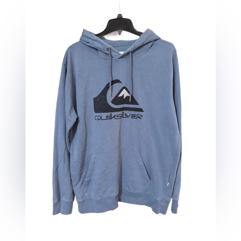 Quiksilver Blue Men's Hoodie Sweater Large